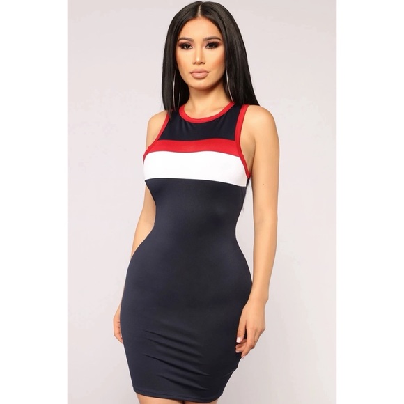 Come Look At Me Mini Dress - Navy - Picture 2 of 5